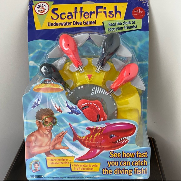 Vintage 2000 Wild Planet ScatterFish Underwater Dive Game - New (NOS) - Picture 3 of 9